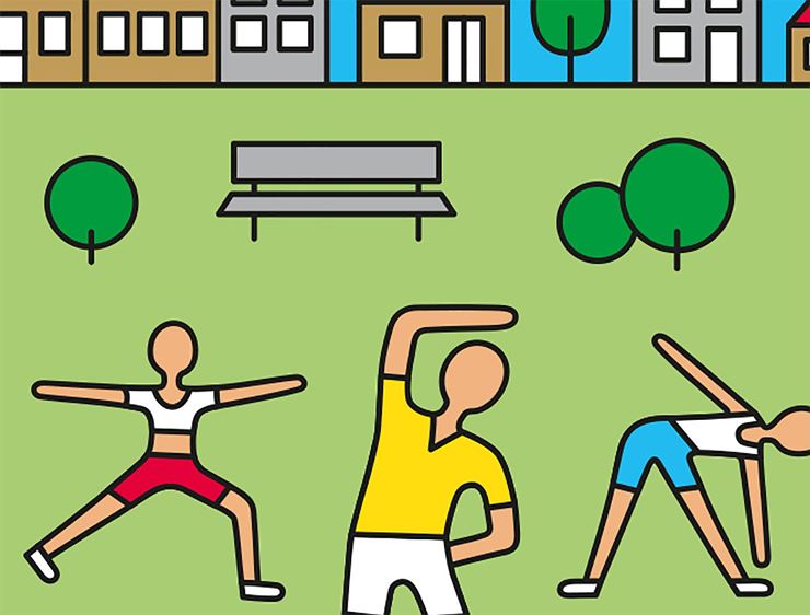 Bewegt im Park - Logo