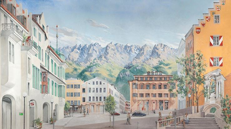 Kunstausstellung von Josef Huber