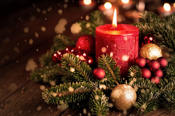 Weihnachtskerze