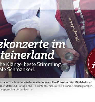 Platzkonzert der BMK Vorderthiersee