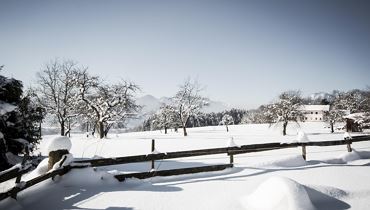 Winterwandern mit Aussicht und Genuss - unterwegs am Niederndorferberg - Niederndorferberg