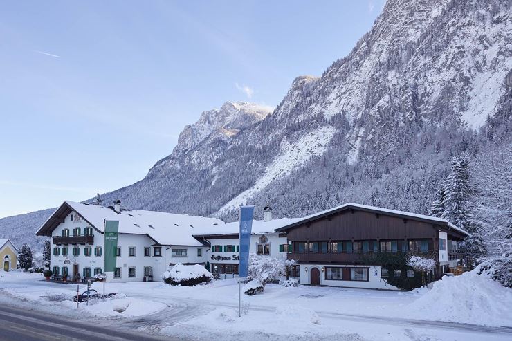 Hotel Zur Schanz in Ebbs im Winter