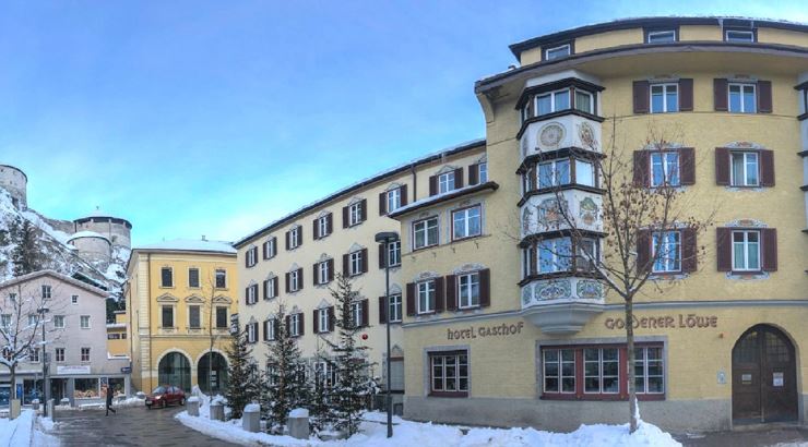 Winteransicht Hotel Goldener Löwe