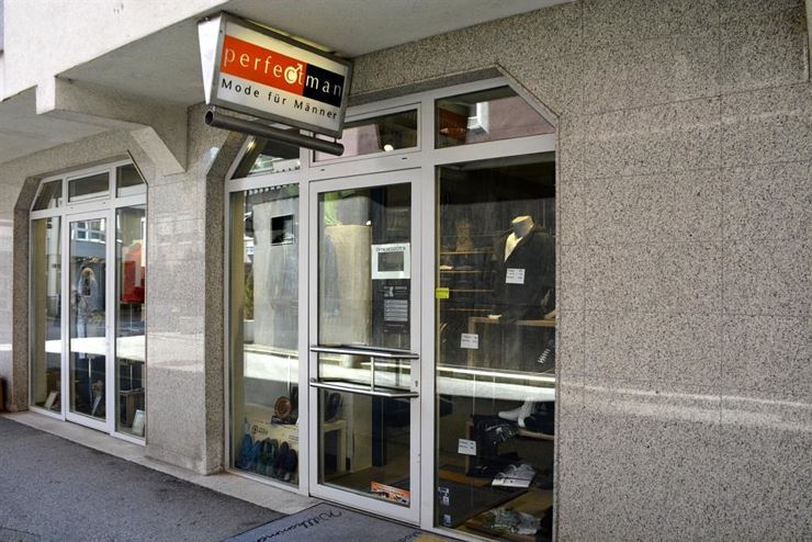 Perfectman Kufstein Shop Außenansicht