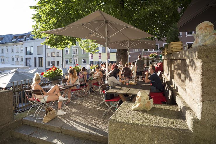 Gastgarten Purlepaus Kufstein