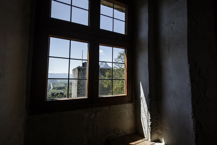 Thierberg Kapelle Aussicht von innen