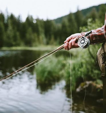 Fishing at the lake