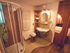 Nature wood room with canopy bed