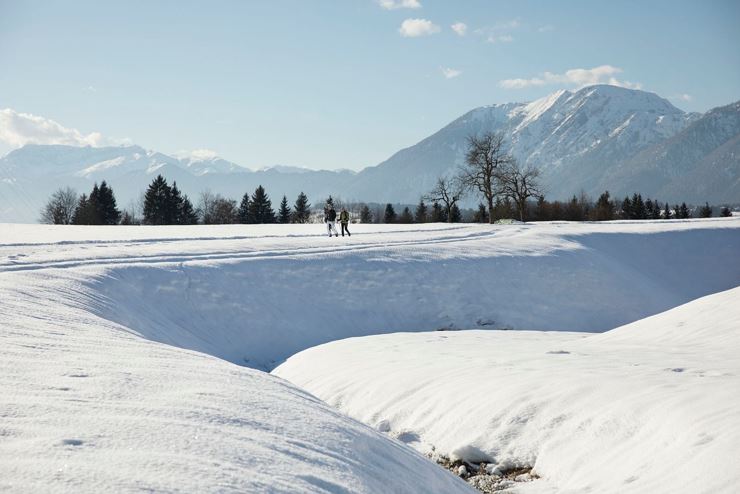 Sentiero escursionistico invernale premium - sentiero panoramico