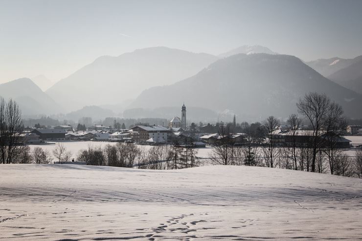 Rund um das winterliche Oberndorf