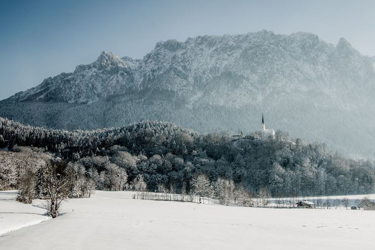 Winterspaziergang über die Ebbser Felder