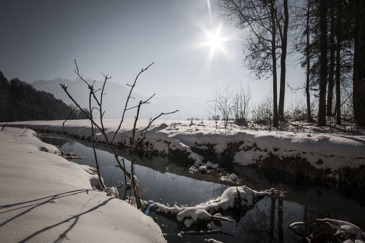 Winterspaziergang am Jennbach