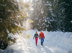 Extensive winter hike from Hinter- to Vorderthiersee