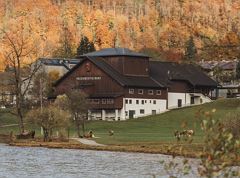 Autumn walk around Lake Thiersee