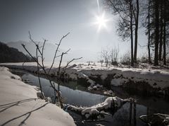 Winterspaziergang am Jennbach