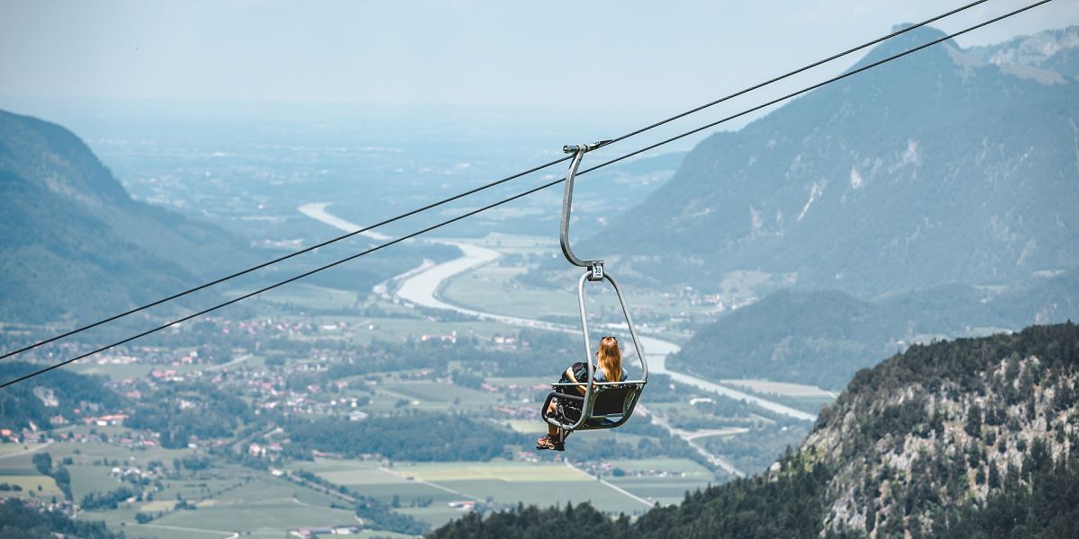 Mit dem Kaiserlift auf das Brentenjoch