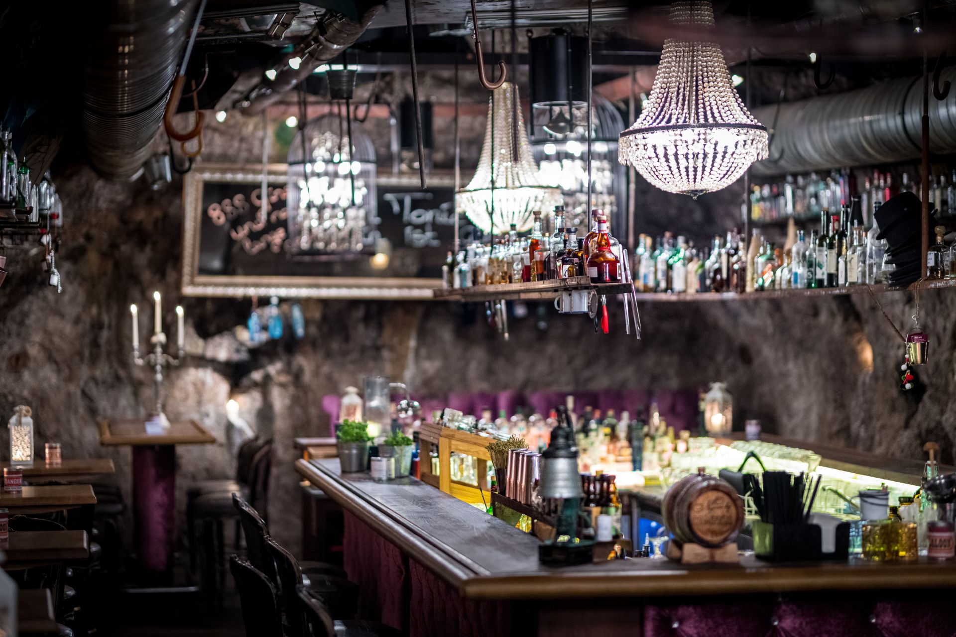 Stollen-Bar im Auracher Löchl in Kufstein
