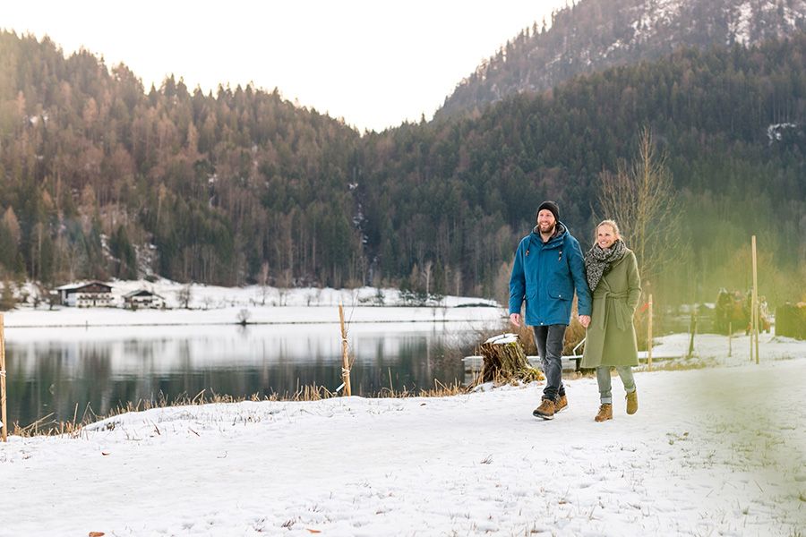 Winterliche Stimmung am Thiersee