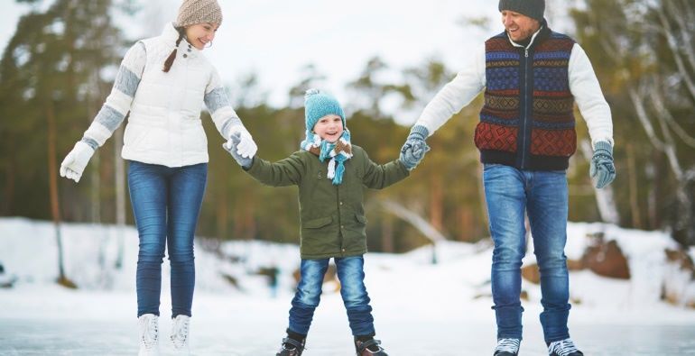 Ice skating