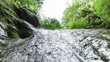 Wasserfall bei der St. Nikolauskapelle Ebbs